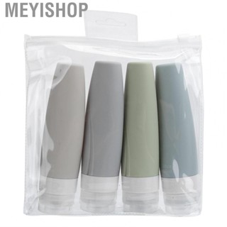 Meyishop Empty Dispenser Bottle Silicone Refillable Container  Body Wash Travel