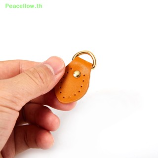 Peacellow บักเกิลหนัง แฮนด์เมด DIY อุปกรณ์เสริม สําหรับกระเป๋าถือ กระเป๋าสะพายไหล่ 4 ชิ้น