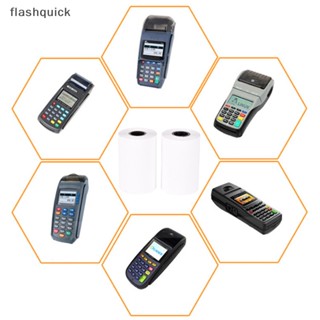 Flashquick ม้วนกระดาษใบเสร็จ 57x40 มม. สําหรับเครื่องพิมพ์ความร้อน POS 58 มม.