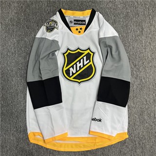 เสื้อกีฬาแขนยาว ปักลาย Nhl Hockey Jersey ทรงหลวม ขนาดใหญ่ สไตล์ฮิปฮอป และยุโรป และอเมริกา