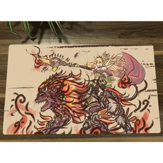 Yu-gi-oh! Yugioh Playmat แผ่นรองเมาส์ ลายสัตว์ประหลาด CCG TCG สําหรับเล่นเกม