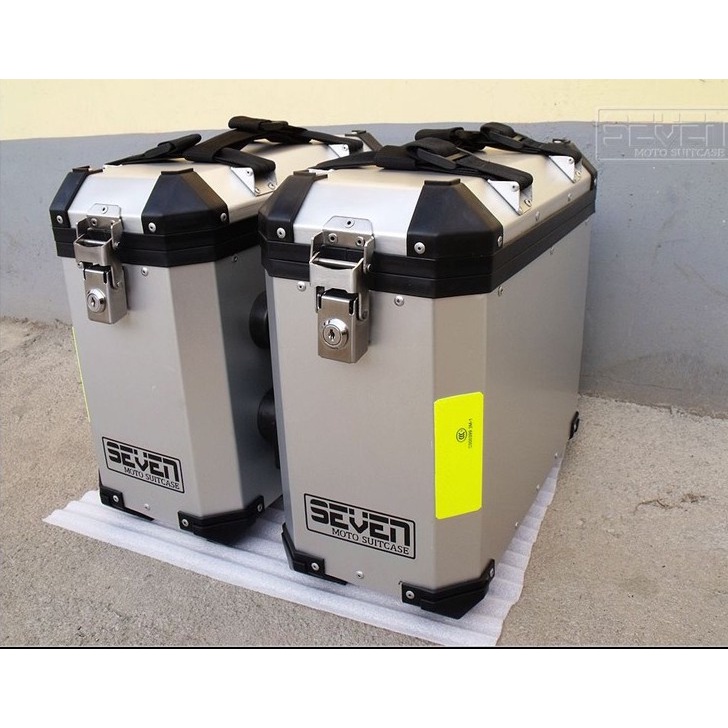 หัวเข็มขัดล็อคกล่องด้านข้าง แบบอลูมิเนียมอัลลอย แฮนด์เมด diy สําหรับรถจักรยานยนต์ - รูปที่ 3