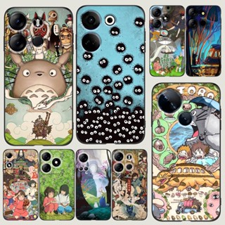 เคสโทรศัพท์มือถือ ลายการ์ตูนญี่ปุ่น Totoro Chihiro San สําหรับ INFINIX NOTE 30 HOT 30 30I PLAY TECNO POVA 5