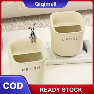 【จัดส่งภายใน 24 ชม.】ถังขยะตั้งโต๊ะที่มีมูลค่าสูงในครัวเรือน Mini Detachable Drain Bucket Living Room Bedroom Open Plastic Trash Can &amp;#39;QIQI