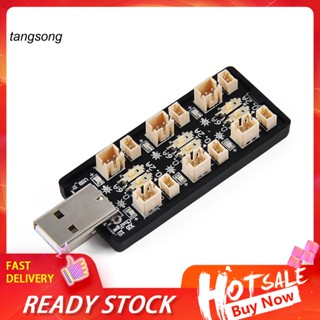 Tang_ อะแดปเตอร์บอร์ดชาร์จแบตเตอรี่ 6 ช่อง USB เป็น 3.8V แบบพกพา อุปกรณ์เสริม สําหรับรถบังคับ