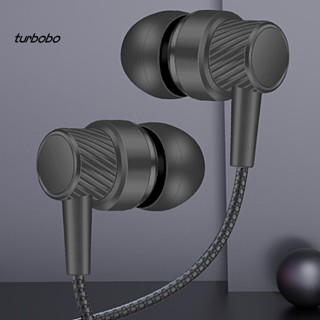 Turbobo หูฟังอินเอียร์อัจฉริยะ แบบใช้สาย ลดเสียงรบกวน เบสหนัก 3.5 มม. ตามหลักสรีรศาสตร์ สําหรับวิ่ง เล่นกีฬา