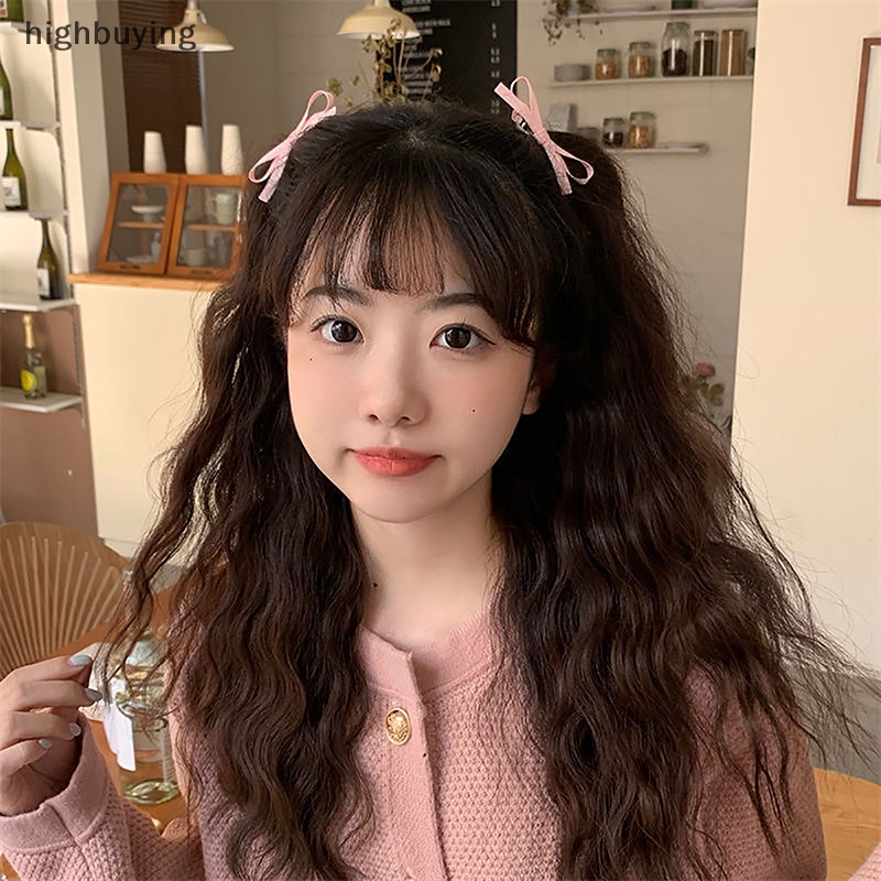 [highbuying] กิ๊บติดผม ประดับโบว์ อเนกประสงค์ สไตล์ญี่ปุ่น เกาหลีใต้ สําหรับผู้หญิง 2023 สินค้าใหม่