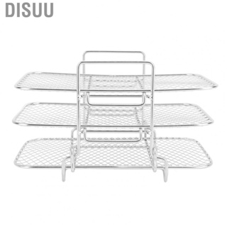 Disuu 3 Layer Fryer Rack Stainless Steel Stackable Grill Tier Baking US