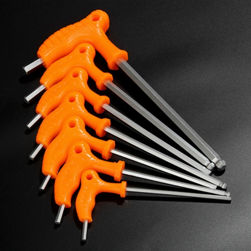 ประแจอัลเลนที่จับ T 4 มม. Ball End Hex Key