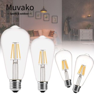 MUVAKO หลอดไฟ LED สีขาวอบอุ่น 2700K 4W