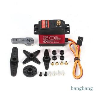 Bang Coreless เซอร์โวมอเตอร์ดิจิทัล Hv 6 8V ทองแดง และเกียร์อลูมิเนียม แรงบิดสูง สําหรับหุ่นยนต์บังคับ Diy