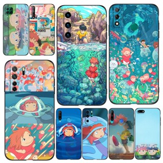 เคสโทรศัพท์มือถือ ลาย Ponyo on the Cliff สําหรับ Huawei Y6 Pro 2019 Y6S Y8S Y5 Prime Lite 2018