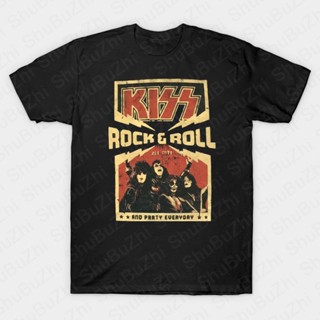 เสื้อยืด พิมพ์ลายวงร็อค Kiss End Of The Road Tour สไตล์สตรีท สําหรับผู้ชาย