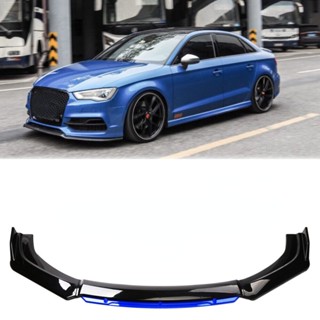 Lantop ชุดสปอยเลอร์ ป้องกันตัวกันชนหน้ารถยนต์ สีฟ้า สําหรับ Audi TT Quattro 2000-2018 4 ชิ้น