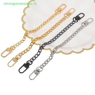 Strongaromonyu สายโซ่โลหะ ขนาด 20 ซม. ทนทาน สีทอง สีเงิน สีดํา สําหรับกระเป๋า DIY