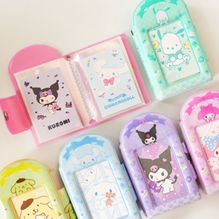 SANRIO กระเป๋าเก็บบัตรโพลารอยด์ ลายการ์ตูน Kuromi Cinnamoroll ขนาดเล็ก สามนิ้ว สําหรับรถบรรทุก