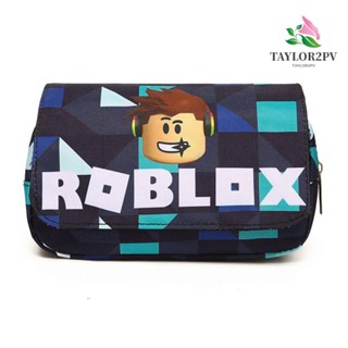 TAYLOR2PV Robloxing กระเป๋าดินสอ กระเป๋าเครื่องสําอาง กระเป๋าเครื่องเขียน กระเป๋าดินสอ มีซิป แบบพกพา ความจุขนาดใหญ่ ลายการ์ตูนอนิเมะ