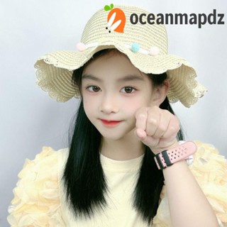 OCEANMAPDZ วิกผมไฟเบอร์ คุณภาพสูง ทนความร้อน มองไม่เห็น เหมาะกับเดินชายหาด แฟชั่นชาวประมง สําหรับเด็ก