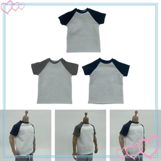 [meteor2] เสื้อยืดแขนสั้น สเกล 1/6 สําหรับตุ๊กตา 12 นิ้ว