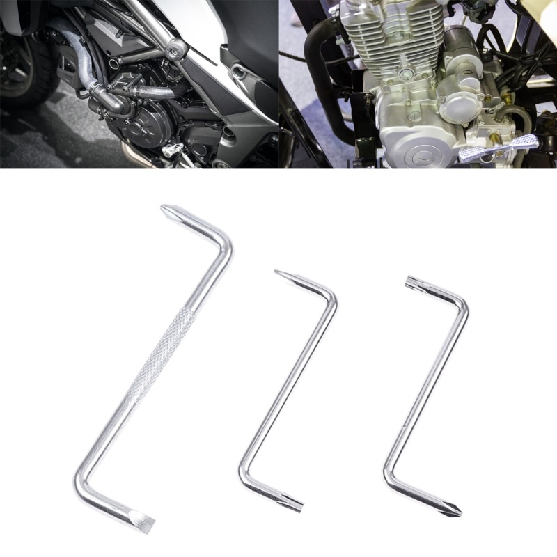 Niki 3 ชิ้น ZType Double Head Offset ไขควง ZType ประแจไขควงข้ามเปิดไขควงความแข็ง