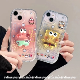 เคสโทรศัพท์มือถือ ขอบโค้ง ลายสพันจ์บ็อบ แพทริกสตาร์ 3D สําหรับ Samsung A13 A04s A30s A20 A23 A14 A50s A50 A12 A04 A31 A03 A52s A32 A11 A10s A03s A24 A21s A51 A20s A30 A52 A02s