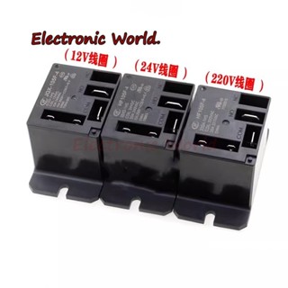 รีเลย์เครื่องปรับอากาศ 220v HF105F JQX-105F-4-012D 024D 220A-1HS 1ZS 12V