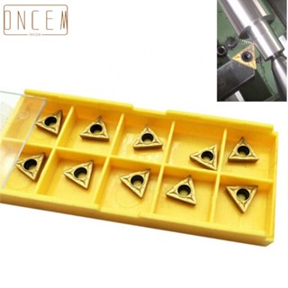 【ONCEMOREAGAIN】Carbide Inserts Cemented Carbide Lathe Tool Metalworking TCMT110204 UE6020