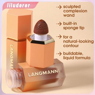 Langmanni Three Colour Liquid Facial สามมิติ Deepening Contour Side Shadow Facial Liquid Foundation HO