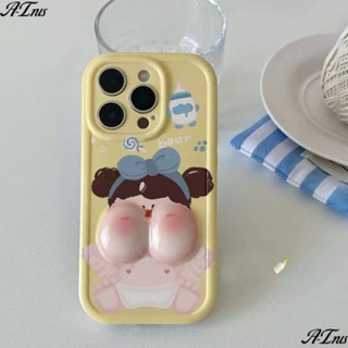 เคสโทรศัพท์มือถือ ลายเด็กเล็ก UHCD สามมิติ สําหรับ Iphone 1413 Xsmaxpromax Xr 1211