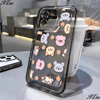 เคสโทรศัพท์มือถือ แบบนิ่ม กันกระแทก ลายหัวสัตว์ สําหรับ Apple iPhone14Promax13 1112 8p 137 0VD1