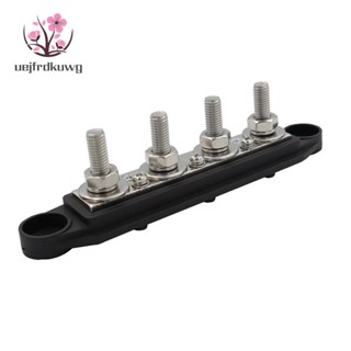 48v DC 250A 4 เทอร์มินัลสตั๊ด Busbar จ่ายไฟ สําหรับรถ RV เรือ รถมารีน สายเคเบิล กล่องออแกไนเซอร์ M8 + M10