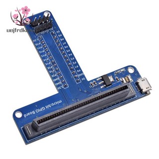 อะแดปเตอร์ขยาย T-Type สําหรับ Microbit Breadboard Python อินเตอร์เฟซการเขียนโปรแกรมกราฟิก สําหรับ BBC Microbit