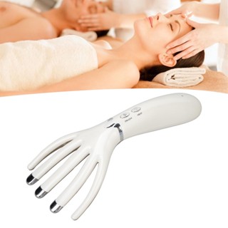 Health &amp; beauty Mini Head Massager Finger Claw Electronic เครื่องนวดหนังศีรษะสั่นสะเทือนแบบชาร์จไฟได้