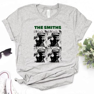 เสื้อยืด พิมพ์ลายมังงะ the Smiths Y2K 2000s แฟชั่นฤดูร้อน สําหรับผู้หญิง