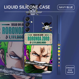 เคสโทรศัพท์ซิลิโคน แบบนิ่ม ลายการ์ตูน Zoro ป้องกันกล้อง สําหรับ Samsung S23 Plus S23 Ultra S22 Ultra S22 Plus S10 Plus S10e