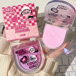 【พร้อมส่ง】CAKO-NINO Rock Cool Girl Mono พาเลตต์อายแชโดว์ บลัชออน เนื้อแมตต์ กันน้ํา สําหรับนักเรียนหญิง