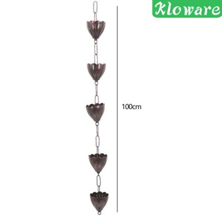 [Kloware] สายโซ่โลหะ กันฝน ปรับได้ สําหรับตกแต่งบ้าน กลางแจ้ง