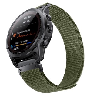 สายนาฬิกาข้อมือไนล่อน แบบปลดไว ขนาด 26 มม. 22 มม. สําหรับ Garmin Fenix 2 3 HR Quaitx 7X 7 5 3