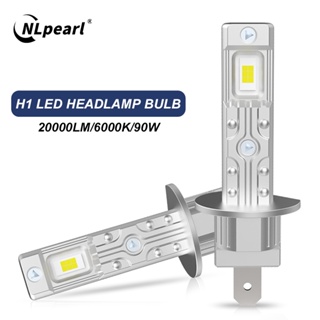 Nlpearl หลอดไฟหน้ารถยนต์ Led H1 H3 90W 5530 CSP 6000K 1:1 2 ชิ้น