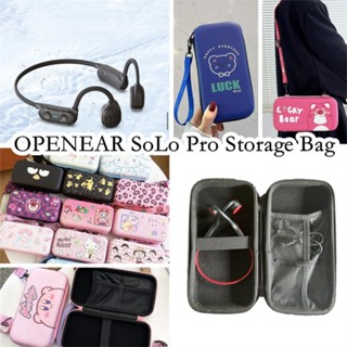 【Case Home】กระเป๋าเก็บหูฟัง ลายการ์ตูน แบบพกพา สําหรับ OPENEAR SoLo Pro