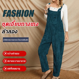 CCC กางเกงขายาวสีดำสไตล์เด็กผู้หญิงผ้าดิบเพื่อความสบายในช่วงฤดูใบไม้ร่วง