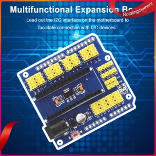 ❤ Rotatingmoment บอร์ดโมดูลขยายเซนเซอร์ NANO I/O เอาท์พุต PWM 3.3V AREF เอาท์พุต DC อเนกประสงค์