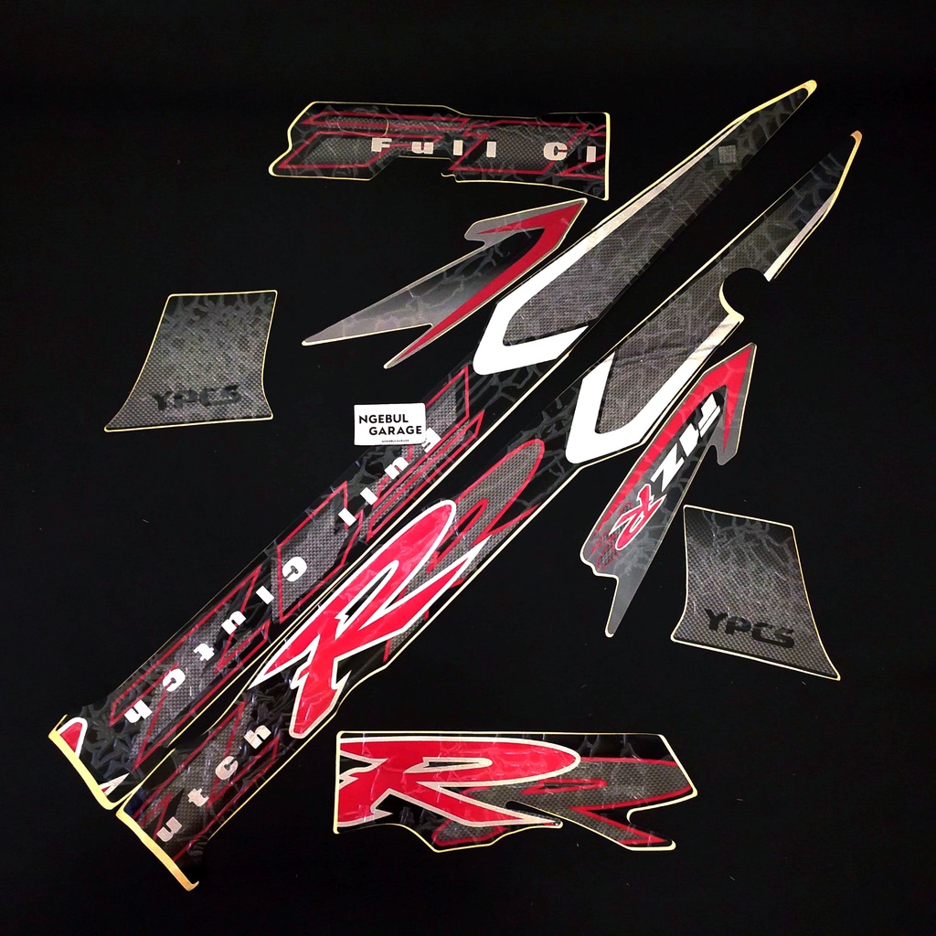 MERAH F1Z R FIZ 2002 สติ๊กเกอร์ Striping YAMAHA IMI RED BLACK SILVER