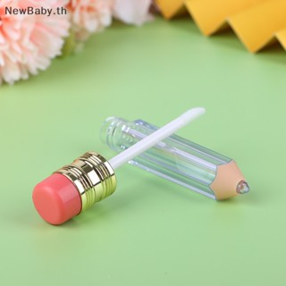 Newbaby ขวดใส่เครื่องสําอางเหลว ขนาดเล็ก แบบพกพา พร้อมแปรงทาปาก 1 ชิ้น