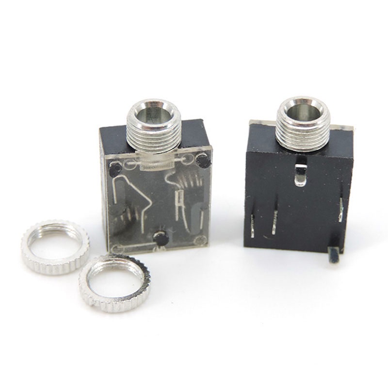 Pj-324 แจ็คหูฟัง ตัวเมีย 3.5 มม. 5 Pin PCB เมาท์สเตอริโอ 3 ขั้ว ปลั๊กไฟ ซ็อกเก็ตเชื่อมต่อหูฟัง สําหรับ PC 5 ชิ้น