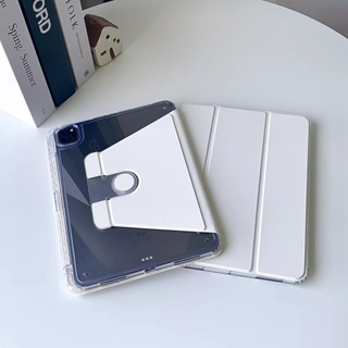 เคสอะคริลิค กันกระแทก หมุนได้ 360 องศา พร้อมช่องใส่ดินสอ สําหรับ Xiaomi Pad 6 MiPad 5 MiPad 6 Pro 11 นิ้ว