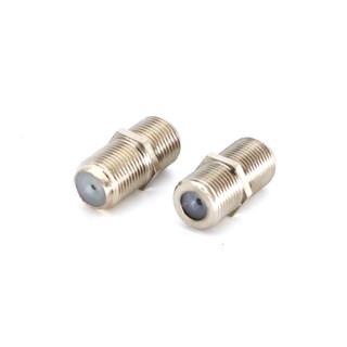 อะแดปเตอร์เชื่อมต่อสายโคแอ็กเชียล F Type Coupler Female F/F Jack RG6 Coax SMA RF Coax 2 ชิ้น