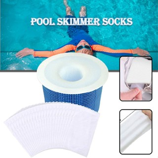 Pool Skimmer Socks for Inground and Above Ground Pool Mesh Leaves Pollen Catcher