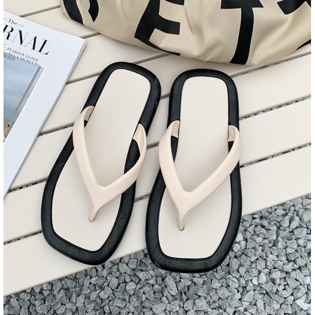 ส่งเร็ว🚚รองเท้าหูคีบ รองเท้าแตะผู้หญิง ins ใส่สบาย กันลื่น มินิมอล รุ่นใหม่ นำเข้าราคาถุก T-097 - รูปที่ 5