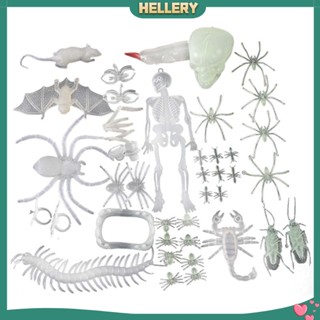 [HelleryTH] โมเดลตุ๊กแกปลอม รูปสัตว์ฮาโลวีน สําหรับเด็กวัยหัดเดิน